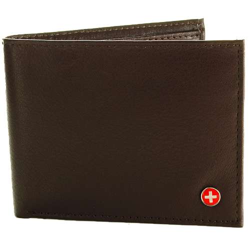Alpine Swiss Mens Wallet Genuine Leather Removable ID Card Case Bifold Passcase Best Deals in USA